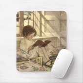  kind Een boek lezen, Jessie Willcox Smith Muismat (Met muis)