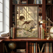 kind Een boek lezen, Jessie Willcox Smith Poster