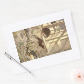  kind Een boek lezen, Jessie Willcox Smith Rechthoekige Sticker (Envelop)