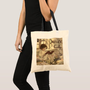  kind Een boek lezen, Jessie Willcox Smith Tote Bag