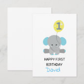  Kind eerste geboorte Kaart (Voorkant / Achterkant)