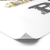 Kind - Eigen vrachtwagens - Gele dikker Poster (Hoek)