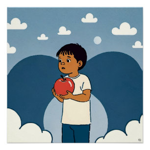 Kind en appel Poster