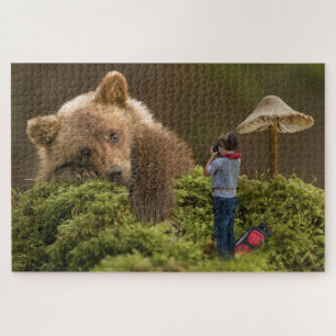 Kind en Beer Legpuzzel