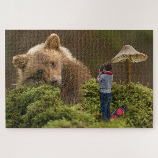 Kind en Beer Legpuzzel (Horizontaal)