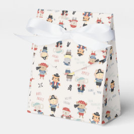 Kind- en bemanningspartij Pirate Favor Box Bedankdoosjes