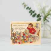 Kind en Cadeaus Briefkaart (Staand voorkant)