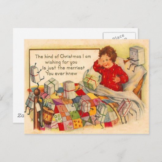 Kind en Cadeaus Briefkaart (Voorkant / Achterkant)