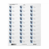 Kind en Hond kijken voor Santa Labels (Full Sheet)