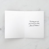 Kind en Kerstster  Kaart (Binnen)