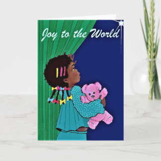 Kind en Kerstster  Kaart