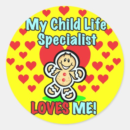 Kind- en levensspecialist Gingerbrood Stickers (Voorkant)