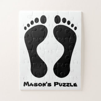 Kind - Feet Print Legpuzzel