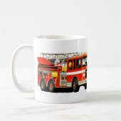 Kind Fire Truck Koffiemok (Links)
