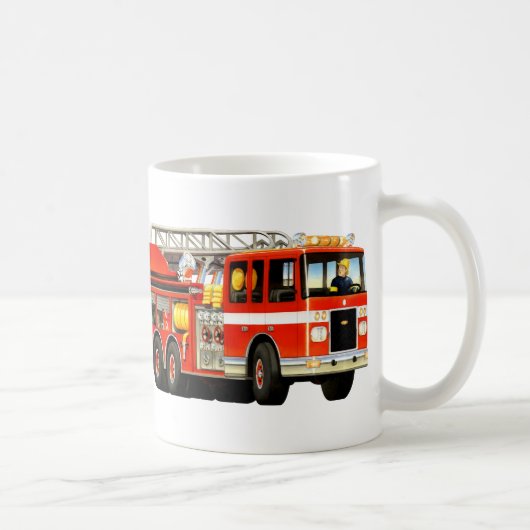 Kind Fire Truck Koffiemok (Rechts)
