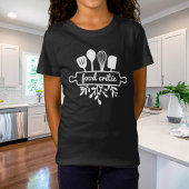 Kind Food Critic Kitchen Util en Greenery T-shirt