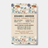 Kind Foto ID Noodsituatie Schattigee Bos Dieren Ki Badge (Back)