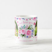 Kind Foto Moederdag Keepsake Waterverf Floral Koffiemok (Center)