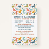 Kind Foto Noodsituatie ID Kinder Identificatie Badge (Achterkant)