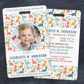 Kind Foto Noodsituatie ID Kinder Identificatie Badge