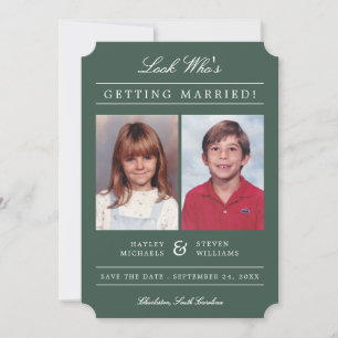 Kind Foto's Old School Classic Styled   Sage Save The Date