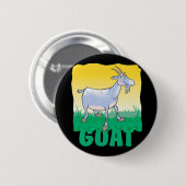 Kind Friendly Goat Ronde Button 5,7 Cm (Voorkant /achterkant)