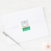 Kind Friendly Goose Ronde Sticker (Envelop)