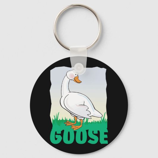 Kind Friendly Goose Sleutelhanger (Voorkant)