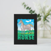 Kind Friendly Horse Briefkaart (Staand voorkant)