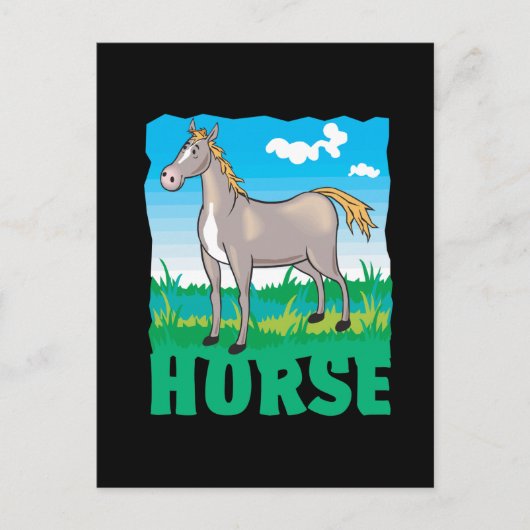 Kind Friendly Horse Briefkaart (Voorkant)