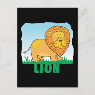 Kind Friendly Lion Briefkaart