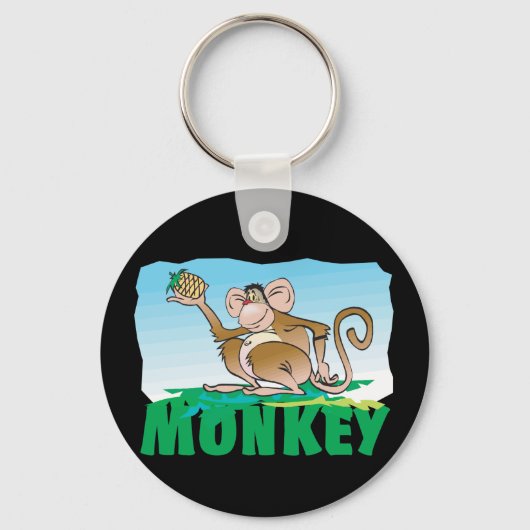 Kind Friendly Monkey Sleutelhanger (Voorkant)