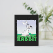 Kind Friendly Rabbit Briefkaart (Staand voorkant)