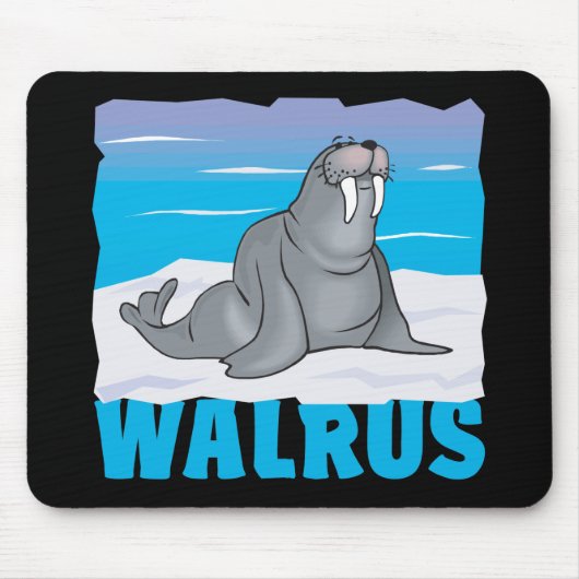 Kind Friendly Walrus Muismat (Voorkant)