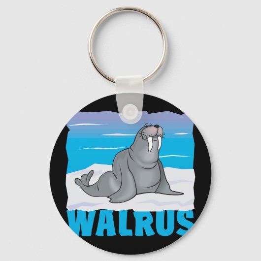 Kind Friendly Walrus Sleutelhanger (Voorkant)