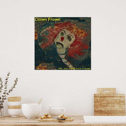 Kind Frown Poster (Keuken)