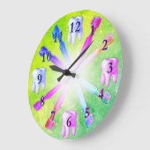 Kind Fun Colorful Toothborstelklok Grote Klok (Hoek)
