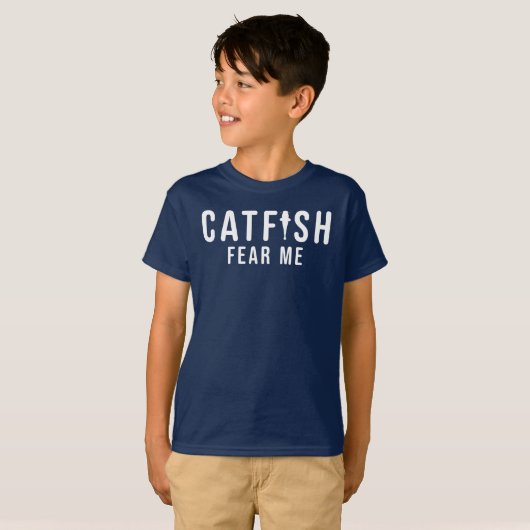 Kind Funny Catfish Vist Shirt (Voorkant volledig)