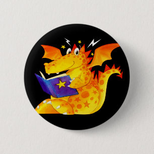 Kind Funny Halloween Baby Dragon Ronde Button 5,7 Cm