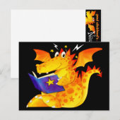 Kind Funny Halloween Dragon Briefkaart (Voorkant / Achterkant)