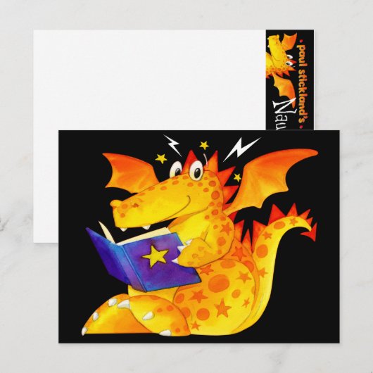 Kind Funny Halloween Dragon Briefkaart (Voorkant / Achterkant)