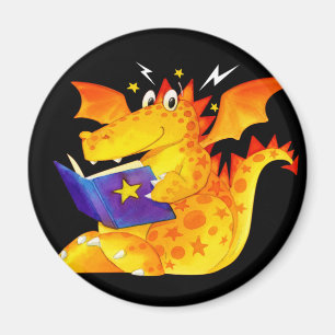 Kind Funny Halloween Dragon Magneet