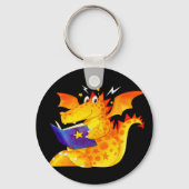 Kind Funny Halloween Dragon Sleutelhanger (Voorkant)