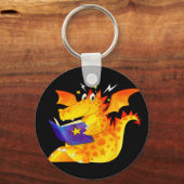 Kind Funny Halloween Dragon Sleutelhanger (Voorkant)