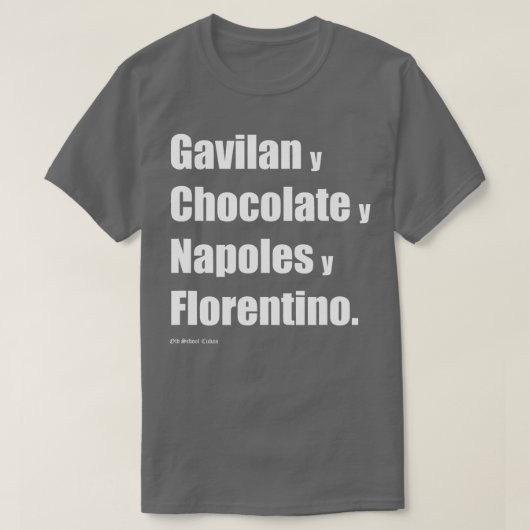 Kind Gavilan y Chocolate y Napoles Cuban Boxing Cu T-shirt (Design voorkant)