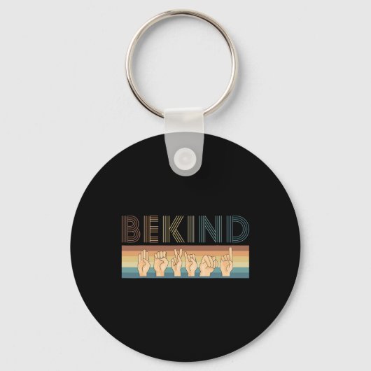 Kind Gebarentaal Doof 1 Sleutelhanger (Voorkant)