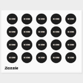 Kind Gebarentaal Doof Ronde Sticker (Vel)