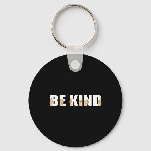 Kind Gebarentaal Doof Sleutelhanger (Voorkant)