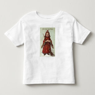 Kind Gedrukt in rode kleding Kinder Shirts