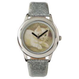 Kind geïnspireerd Kitten Horloge
